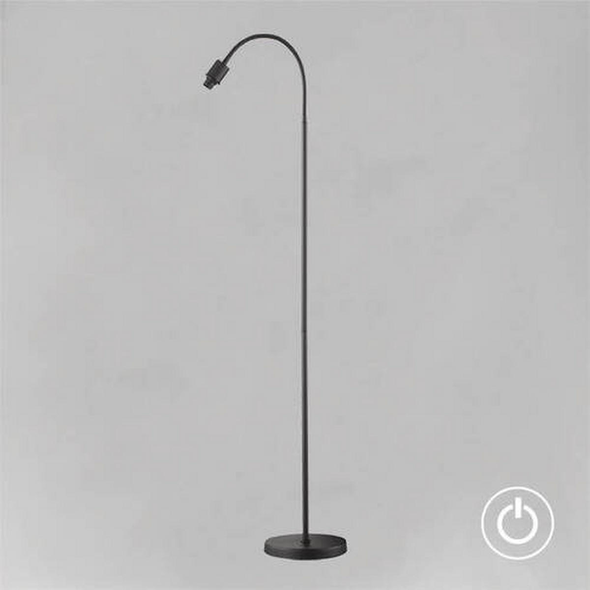 STEHLEUCHTE - Schwarz, Basics, Metall (145cm) - Fischer & Honsel