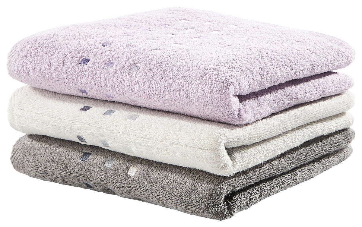 HANDTUCH Quattro Anthrazit  - Anthrazit, Basics, Textil (50/100cm) - Esposa