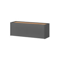 HÄNGESCHUHSCHRANK Anthrazit, Eiche Wotan  - Anthrazit/Eiche Wotan, Design, Holzwerkstoff (100/35/30cm) - Modante