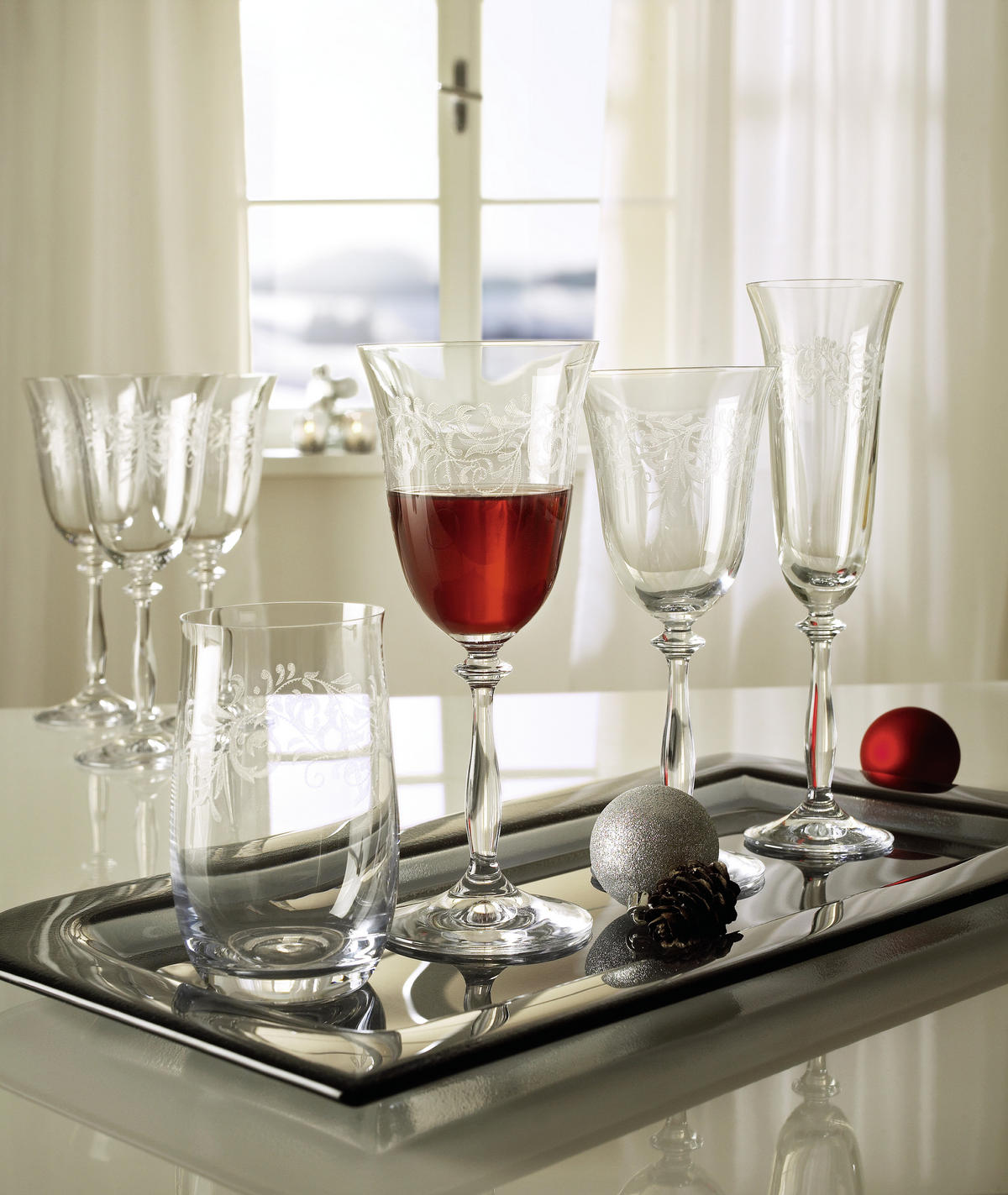 WEIßWEINGLAS-SET  6-teilig  - Klar, Trend, Glas (0,25l) - Novel