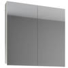 SPEGELSKÅP  - vit, Basics, trämaterial/glas (80/59/12cm) - MID.YOU