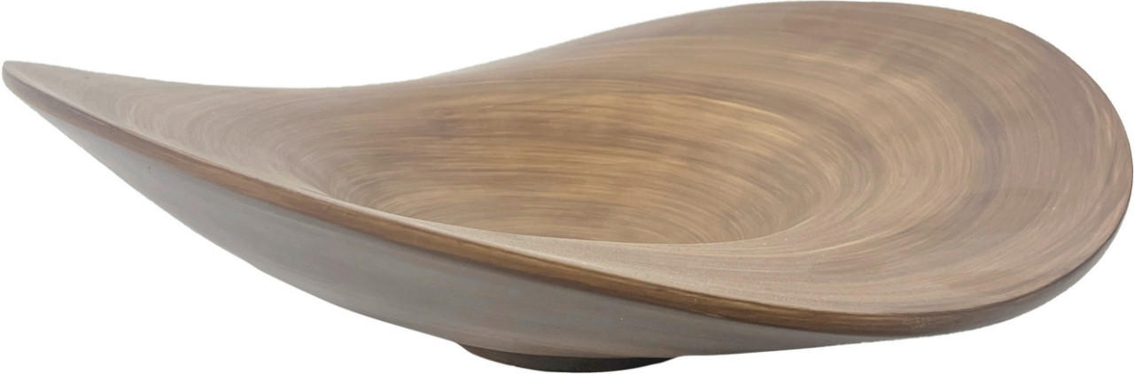 DEKOSCHALE - Braun, Basics, Kunststoff (41/40,5/12cm) - Ambia Home