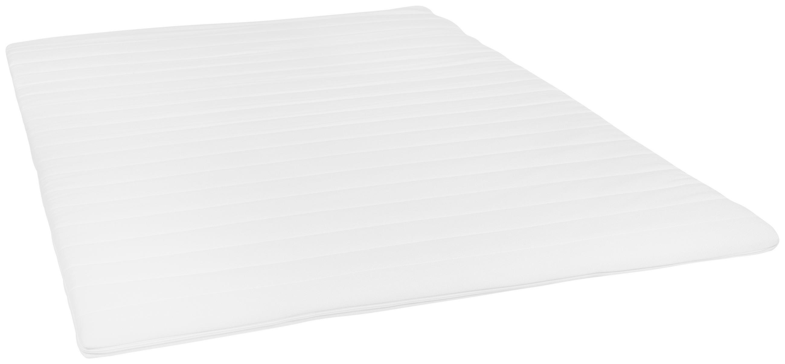 BÄDDMADRASS 120/200 cm  höjd ca 6 cm  - vit, Modern, textil (120/200cm) - Livetastic
