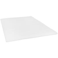 TOPPER 120/200 cm Höhe ca. 6 cm  - Weiß, MODERN, Textil (120/200cm) - Livetastic