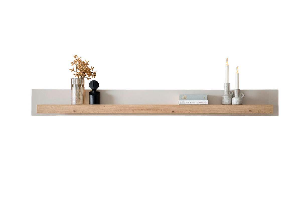 WANDBOARD in 189/20/15 cm Eiche Artisan  - Eiche Artisan, Design, Holzwerkstoff (189/20/15cm) - MID.YOU