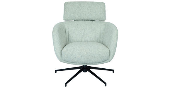 RELAXSESSEL Webstoff    - Beige/Schwarz, Design, Textil/Metall (73/86/83cm) - Dieter Knoll