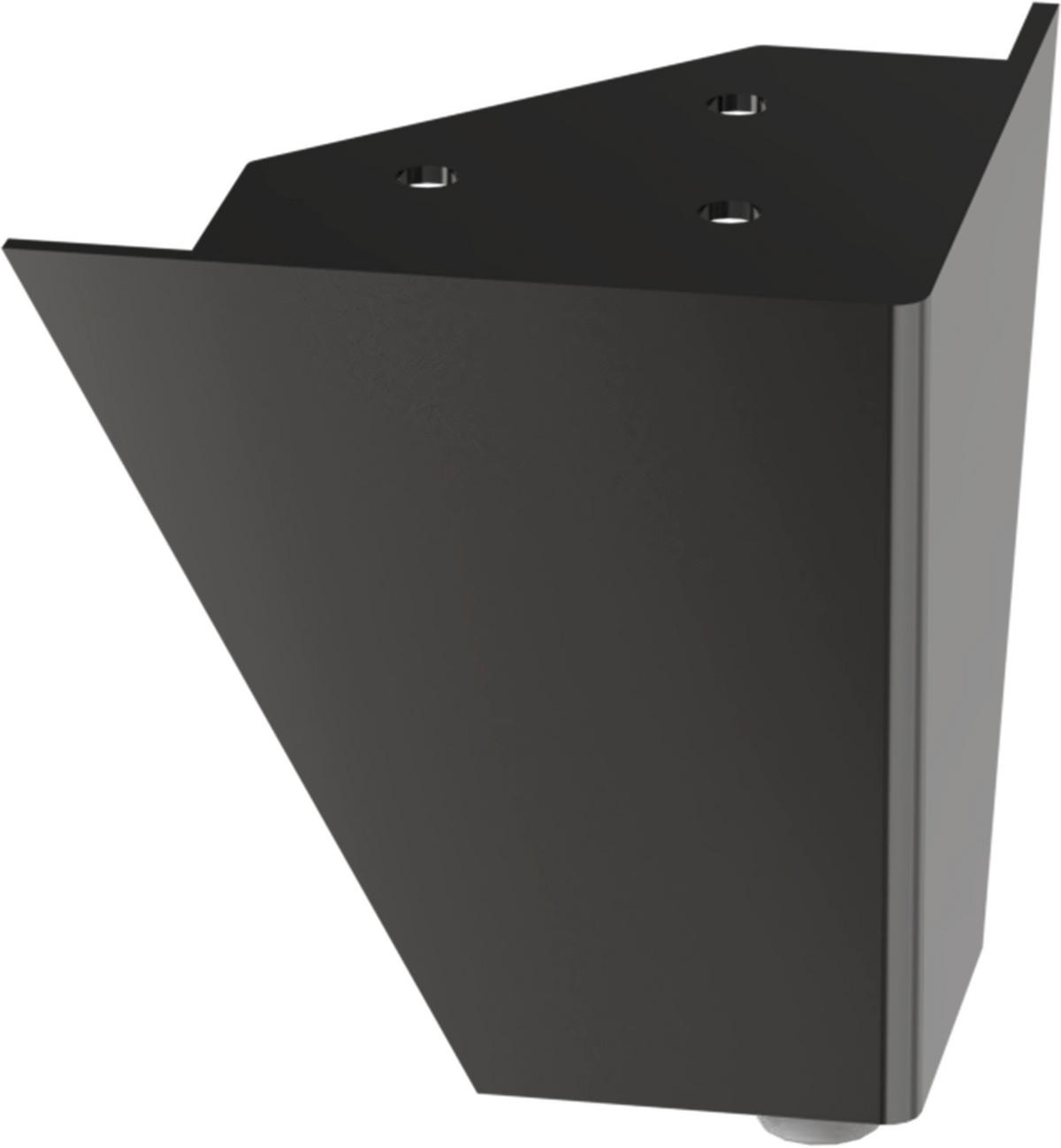 POSTELJA BOXSPRING 180 cm   x 200 cm  , usnje črna  - barve kroma/črna, Design, usnje (180/200cm) - Dieter Knoll