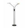 LED-STEHLEUCHTE 25/150 cm   - Schwarz, Design, Metall (25/150cm) - Fischer & Honsel