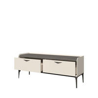 TV KOMODA  - tamni hrast/antracit, Dizajnerski, metal/pločasti materijal (167/66/50cm)