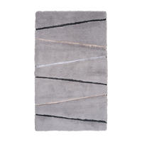 BADEMATTE Hellgrau  - Hellgrau, Basics, Naturmaterialien/Textil (120/70/2.7cm) - Dieter Knoll