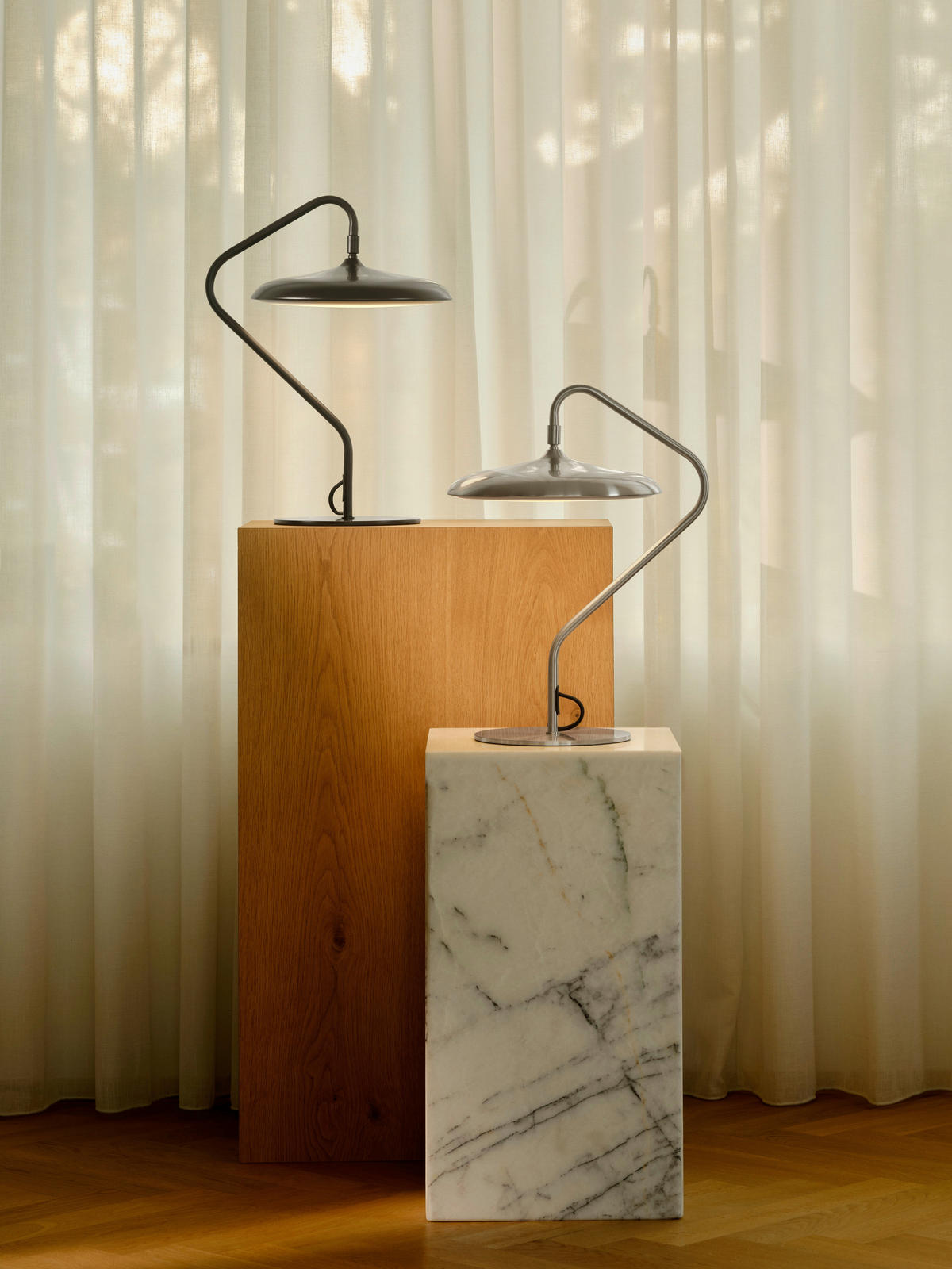 LED-TISCHLEUCHTE 30,5/41 cm   - Schwarz, Design, Metall (30,5/41cm) - Nordlux