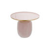BEISTELLTISCH in Metall  - Goldfarben/Altrosa, Trend, Metall (51/41/51cm) - Kayoom