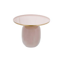 BEISTELLTISCH in Metall  - Goldfarben/Altrosa, Trend, Metall (51/41/51cm) - Kayoom