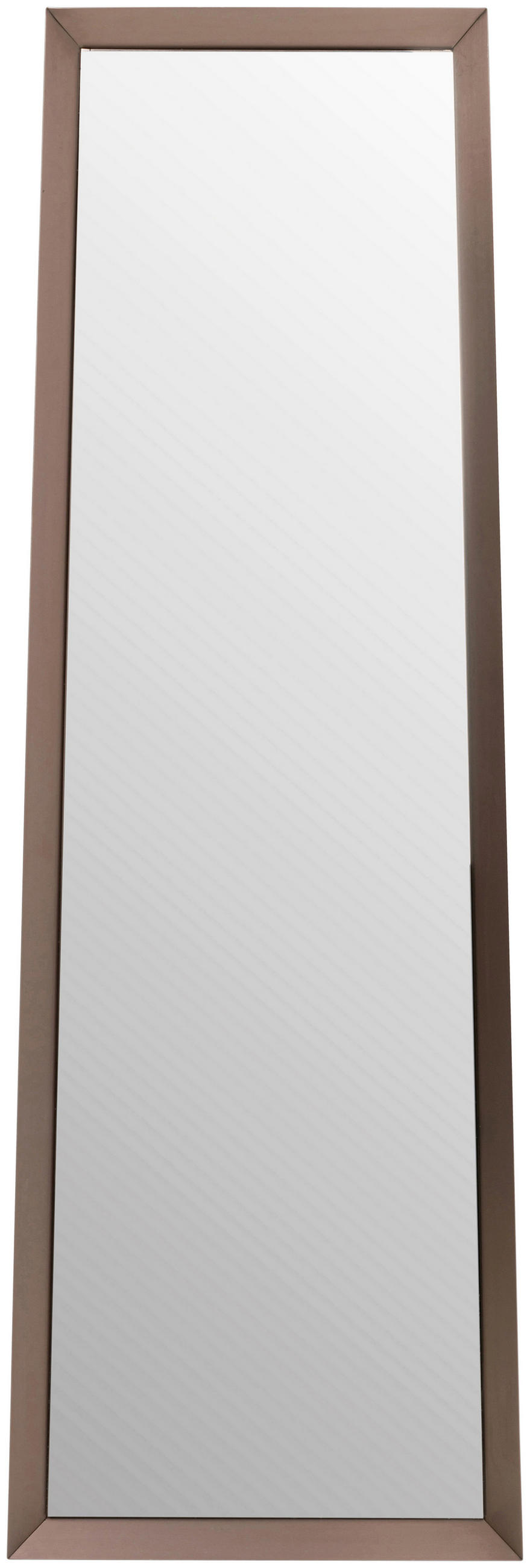 STANDSPIEGEL 53/160/7 cm  - Hellbraun/Beige, Design, Glas/Metall (53/160/7cm) - Kare-Design
