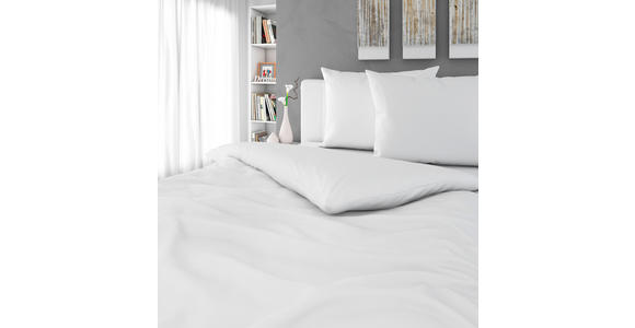BETTWÄSCHE TANJA Satin 200/220 cm - Weiß, Basics, Textil (200/220cm) - Novel