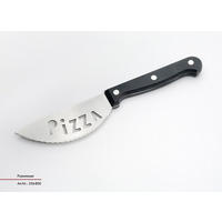 NOŽ ZA PIZZU          10 cm     - boje oplemenjenog čelika/crna, Konvencionalno, metal/plastika (10cm) - Justinus