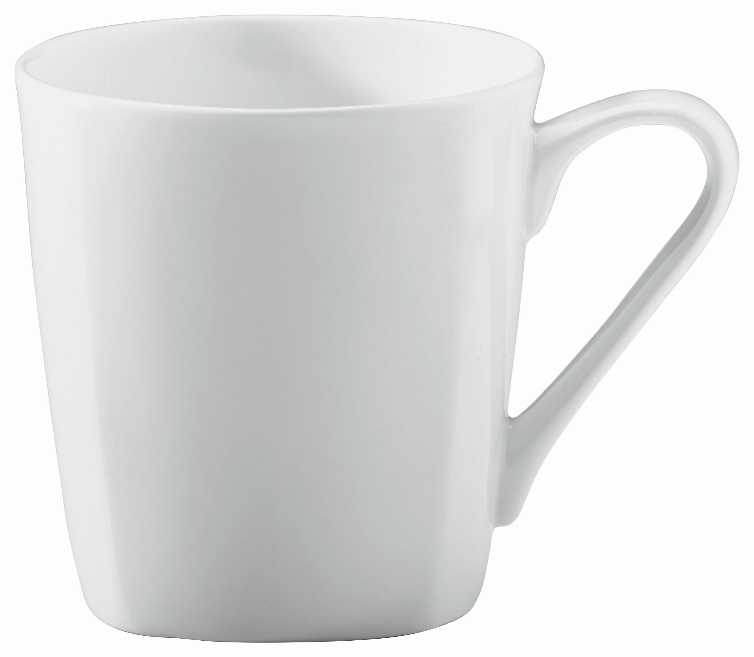 ŠOLJA ZA KAFU   330 ml  - bela, Osnovno, keramika (8,5/9cm) - Novel