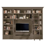 WOHNWAND UrbanClass 3-teilig  in Grau  311/238,5/52-46,5 cm  - Bronzefarben/Grau, LIFESTYLE, Holz/Metall (311/238,5/52-46,5cm) - Livetastic