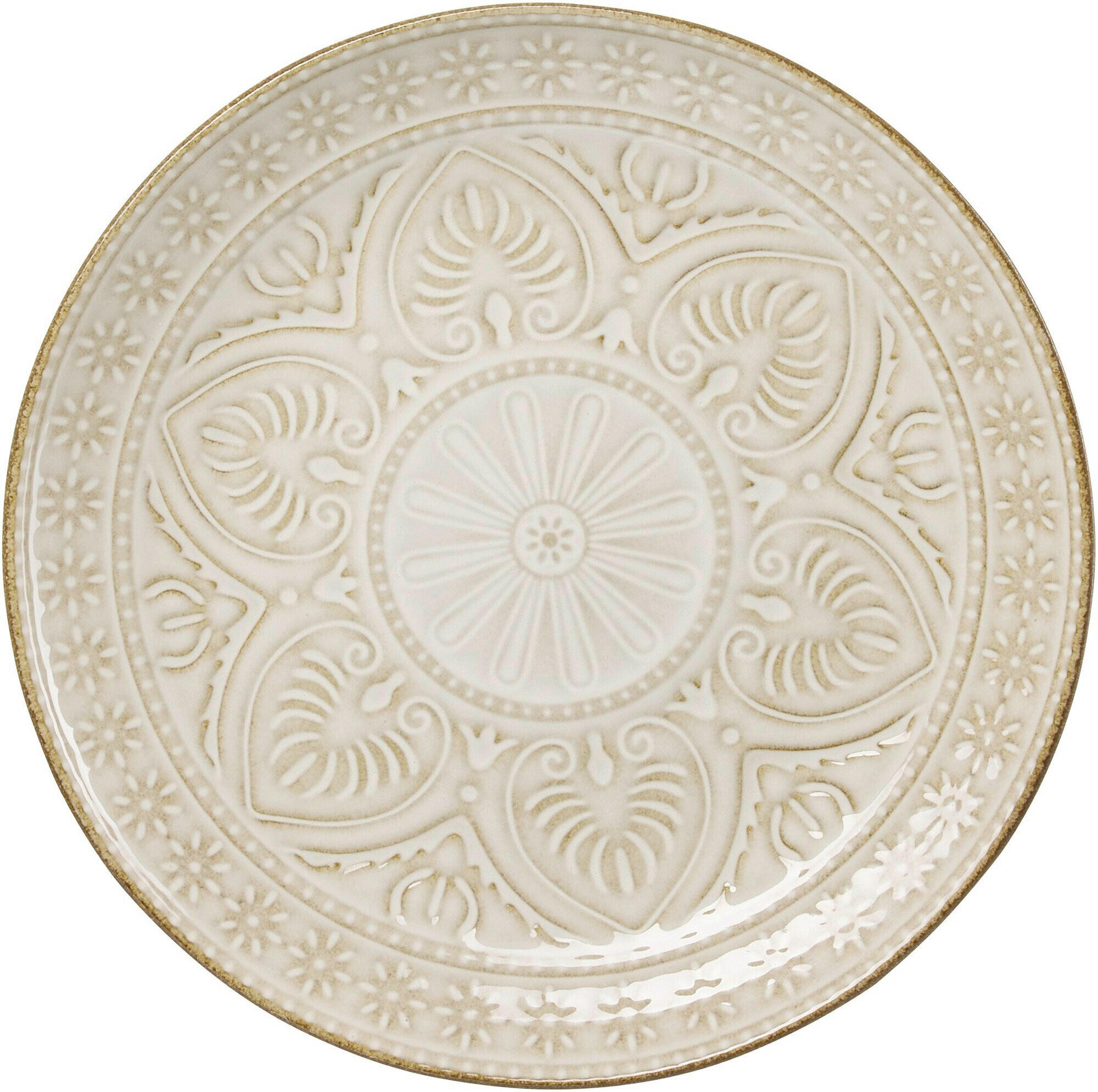 DESSERTTELLER Creme Omara  - Creme, Keramik (21/21/2cm) - Ritzenhoff Breker