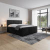 BOXSPRINGBETT 180/200 cm,  in Schwarz, Bettkasten, H2 + H4 = mittel + sehr fest  - Schwarz, MODERN, Karton/Holzwerkstoff (180/200cm) - MID.YOU
