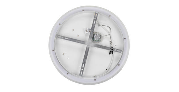 LED-DECKENLEUCHTE 48 cm - Weiß, Basics, Kunststoff/Metall (48cm) - Novel