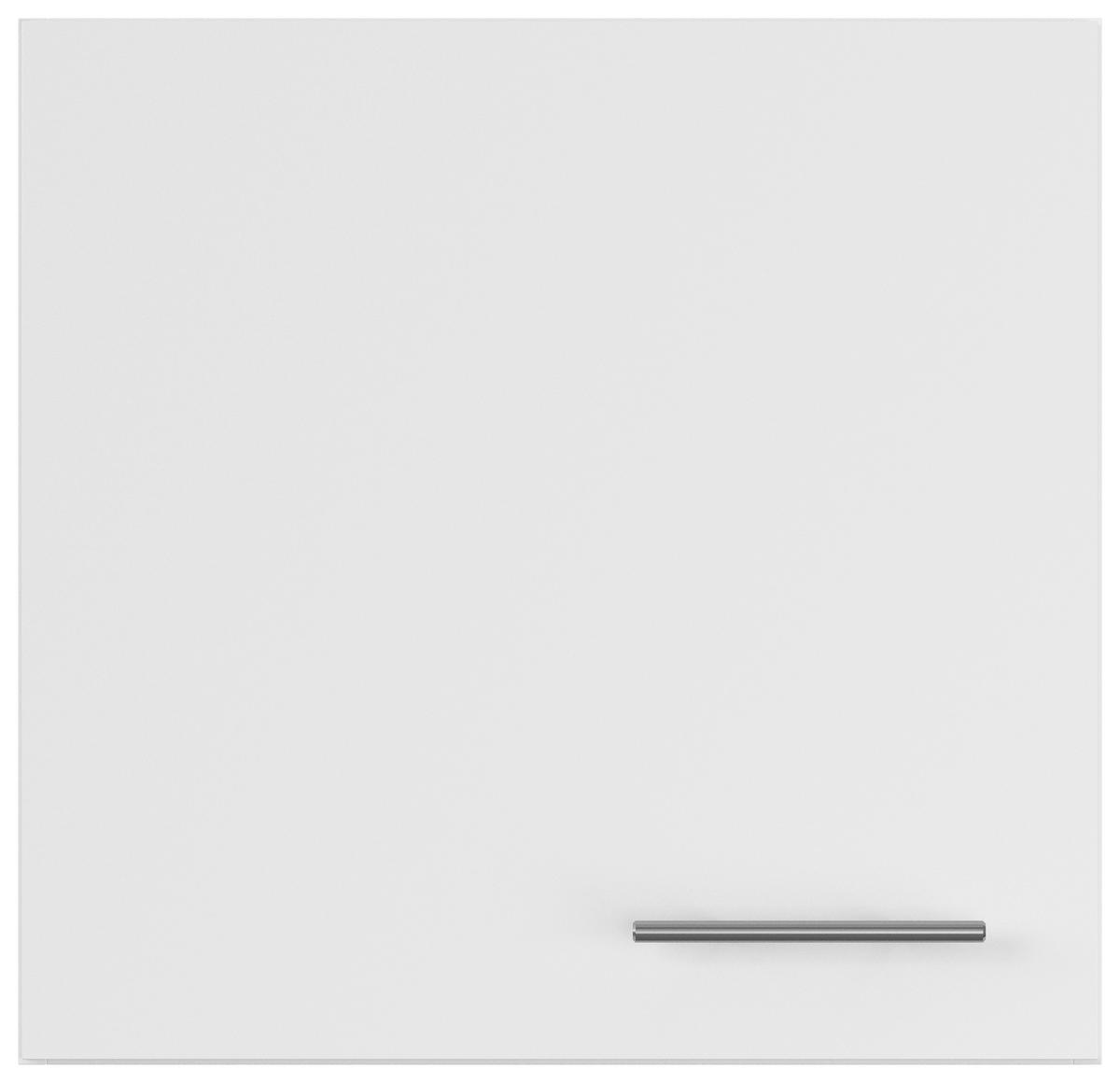 KÜCHENOBERSCHRANK 60/57,9/34,2 cm  in Weiß  - Edelstahlfarben/Weiß, Basics, Holzwerkstoff/Metall (60/57,9/34,2cm) - Impuls