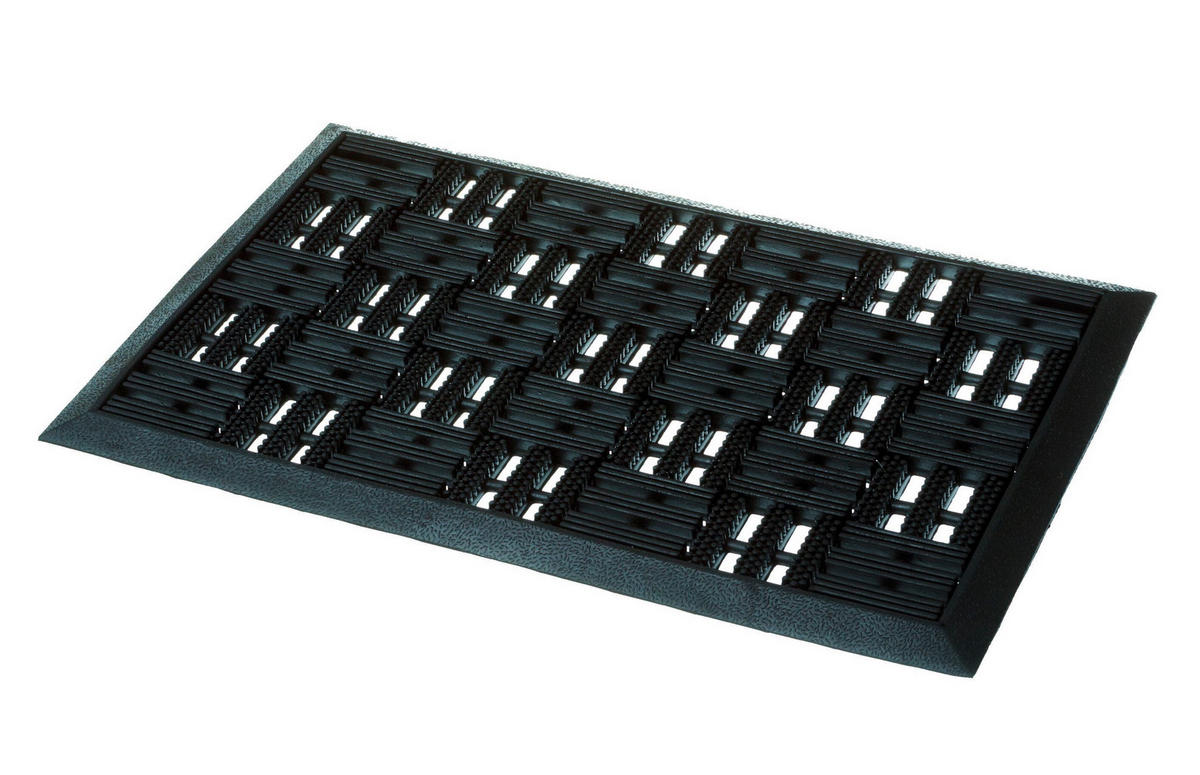 FUßMATTE 25/60 cm Dynamic  - Schwarz, KONVENTIONELL, Kunststoff (25/60cm) - Esposa