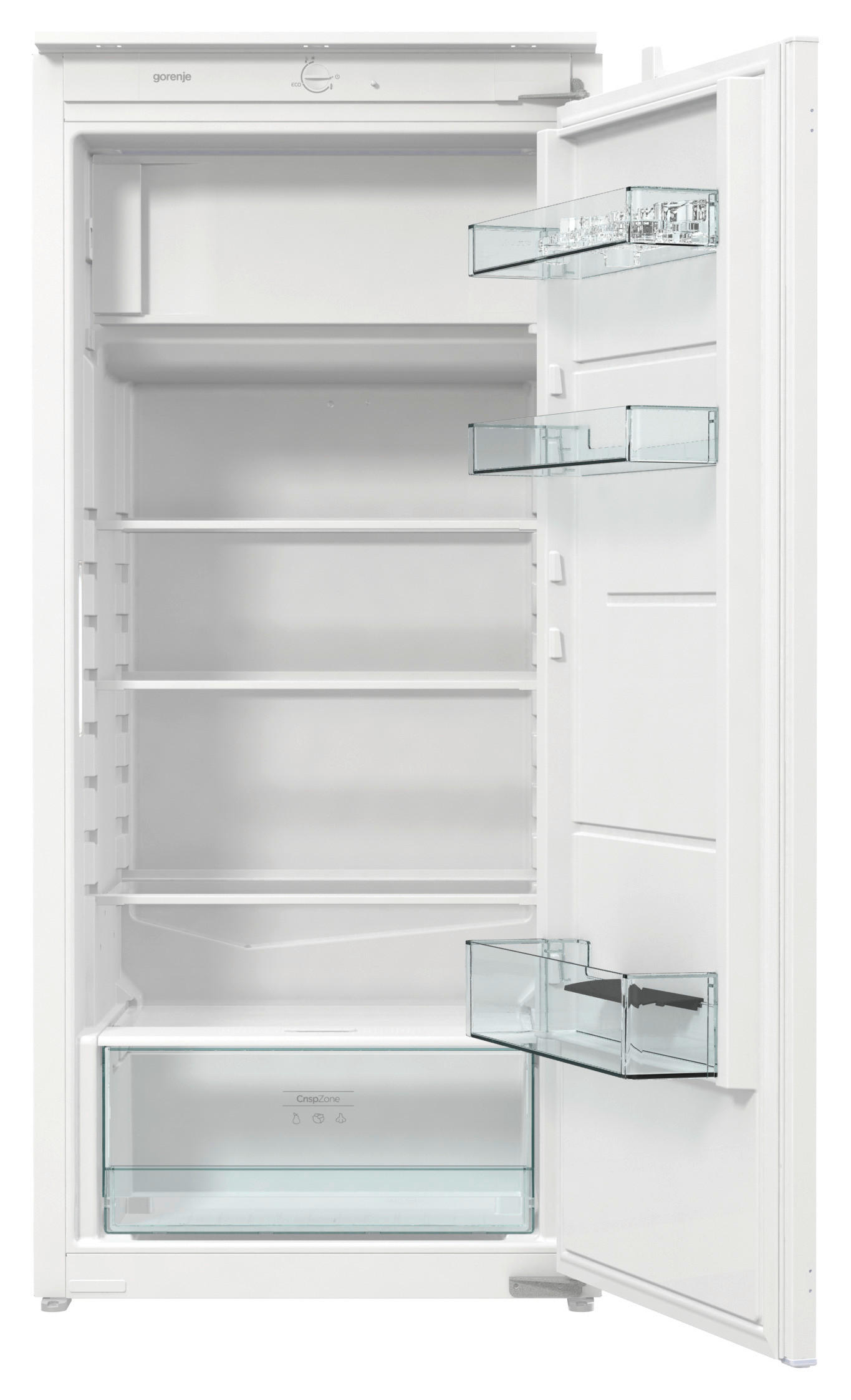 KÜHL-GEFRIER-KOMBINATION RBI412EE1  - Weiß, Basics, Metall (54/122,5/54,5cm) - Gorenje