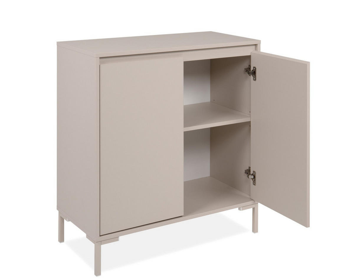 KOMMODE , 81/87/40 cm,  - Kaschmir, Design, Holzwerkstoff/Metall (81/87/40cm) - MID.YOU