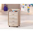 ROLLCONTAINER Eichefarben - Eichefarben/Silberfarben, KONVENTIONELL, Kunststoff (40/65/36cm) - Carryhome