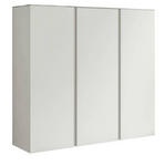 SCHUHSCHRANK 120/110/33 cm  - Weiß, Design, Glas/Holzwerkstoff (120/110/33cm) - Moderano