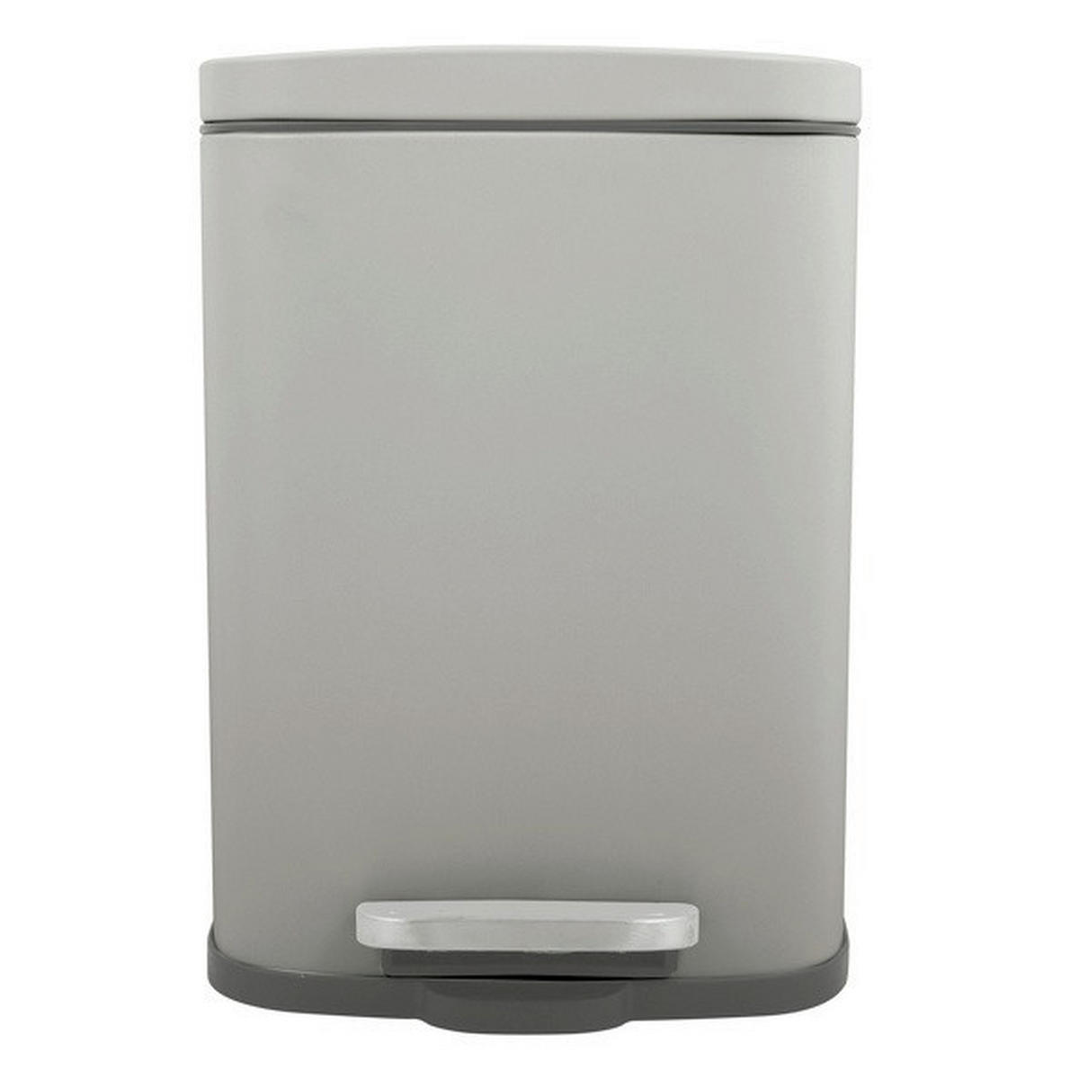 TRETEIMER Metall   - Taupe/Schwarz, Basics, Kunststoff/Metall (28/19,3/37,9cm) - Spirella