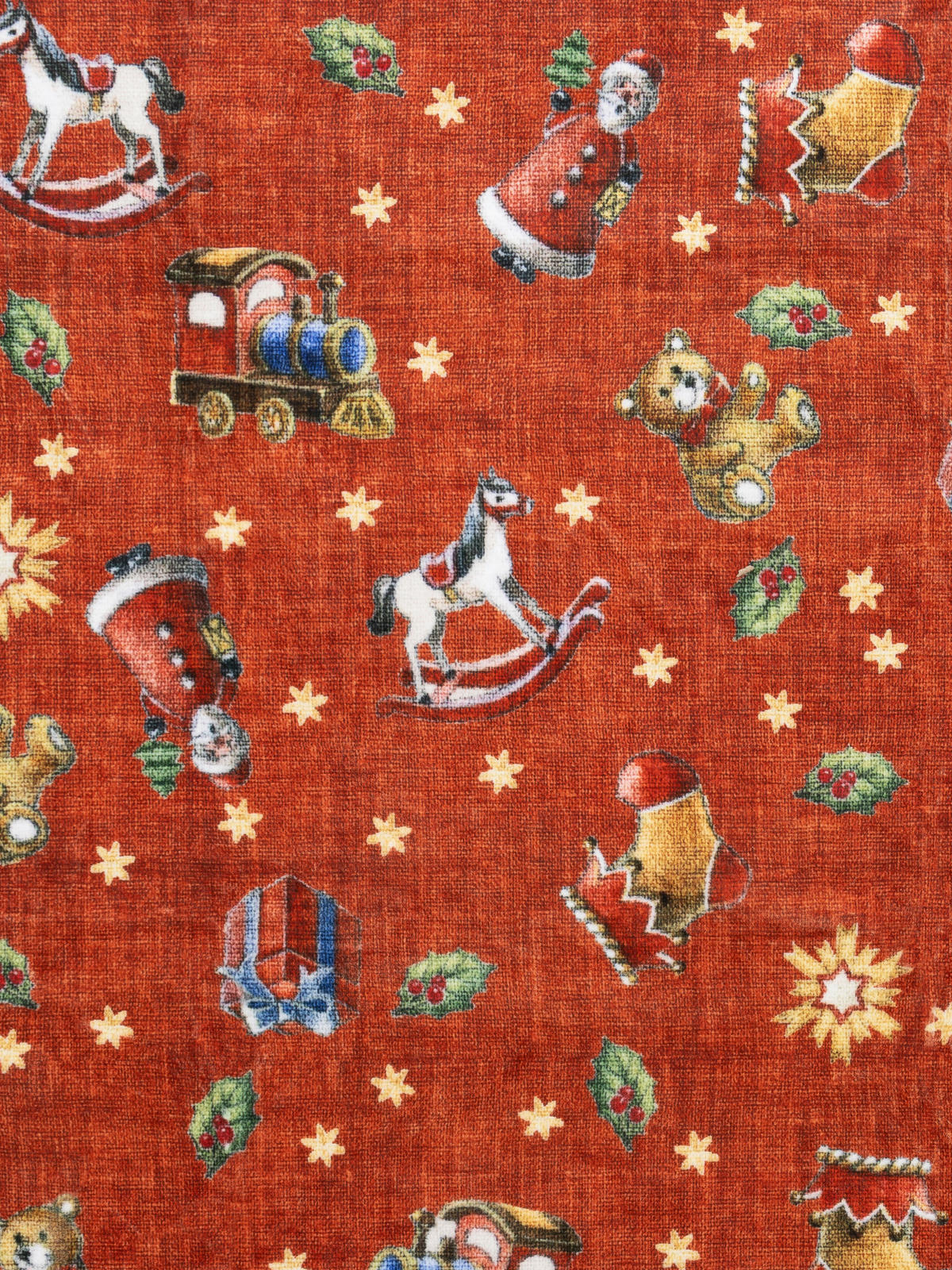 TEPPICH  Wohnzimmer 160/230 cm Toy's Delight Nostalgic Noel Grün, Rot rechteckig  - Rot/Grün, Design, Kunststoff/Textil (160/230cm) - Villeroy & Boch