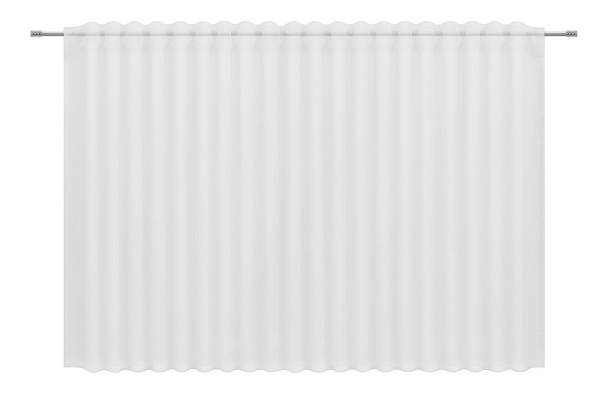 FERTIGSTORE  halbtransparent   300/145 cm  - Weiß, Basics, Textil (300/145cm) - Esposa