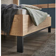 BETTANLAGE 180/200 cm  in Blau, Eichefarben  - Blau/Eichefarben, Design, Holz/Holzwerkstoff (180/200cm) - Dieter Knoll