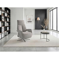 RELAXSESSEL Textil Grau  - Schwarz/Grau, Basics, Textil/Metall (75/110/85cm) - Sit & More