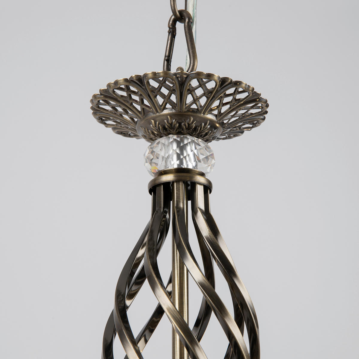 KRONLEUCHTER 63/56/63 cm   - Messingfarben, Trend, Glas/Metall (63/56/63cm) - MAYTONI