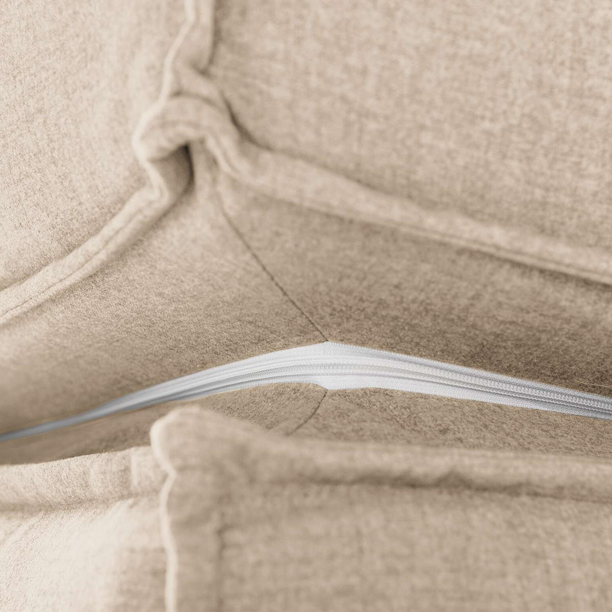 BOXSPRINGBETT 140/200 cm  in Beige  - Beige/Schwarz, Design, Textil (140/200cm) - home24