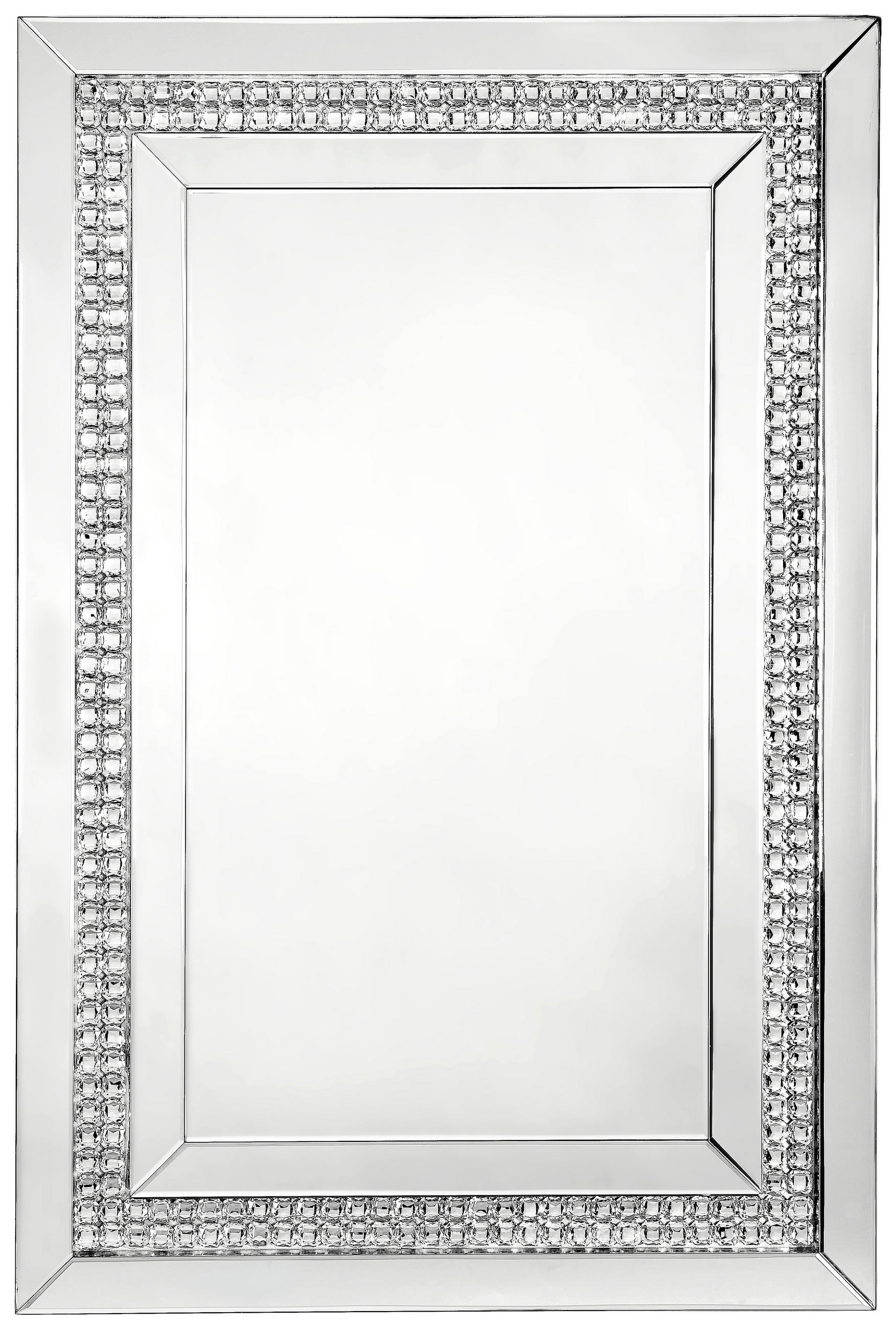 FALI TÜKÖR 80/120/4,5 cm    - ezüst, Lifestyle, faalapú anyag/Üveg (80/120/4,5cm) - Xora