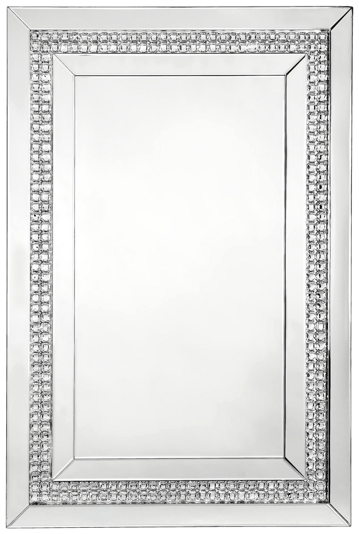 FALI TÜKÖR 80/120/4,5 cm    - ezüst, Lifestyle, faalapú anyag/Üveg (80/120/4,5cm) - Xora
