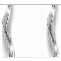 FLÄCHENVORHANG NEBLANA, 4-TLG. in Grau blickdicht  - Grau, Basics, Textil (60/245cm)