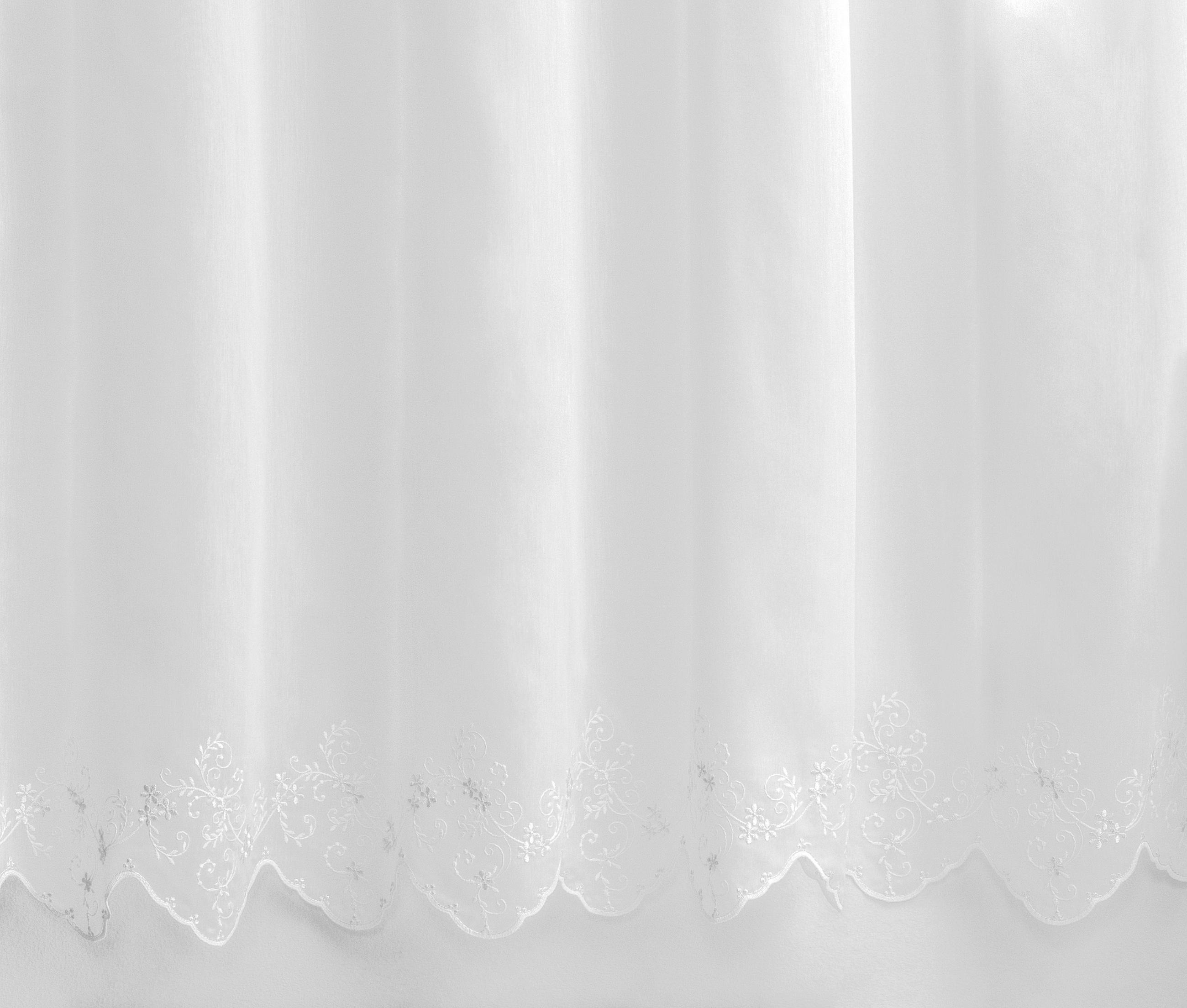 PROSOJNO BLAGO ZA ZAVESE           180 cm   bela  - bela, Basics, tekstil (180cm)