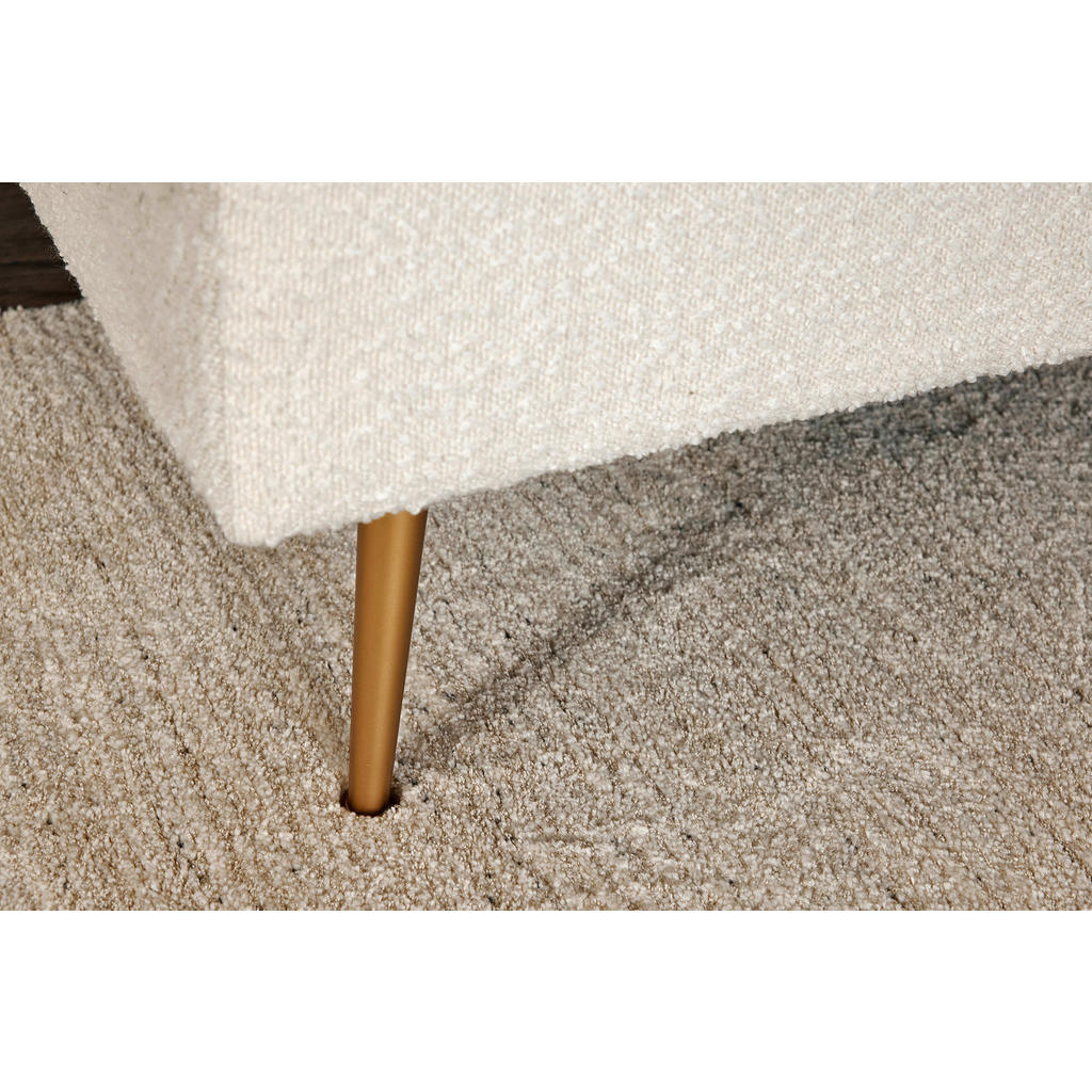 Thumbnail - Livetastic Eckschlafsofa Chillax Posh Corner EU, Elfenbein, Textil, Eukalyptusholz, Uni, 3-Sitzer, 244x150 cm, Liegefunk...