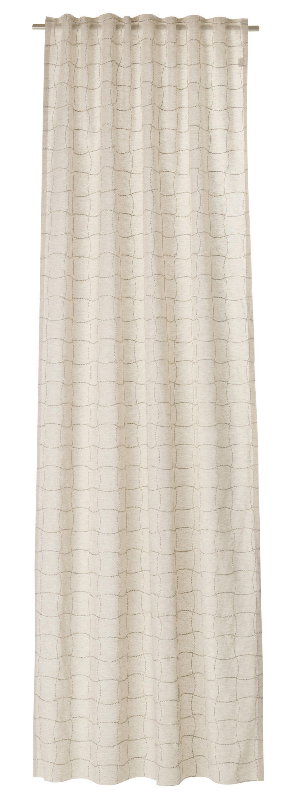 FERTIGVORHANG halbtransparent  - Beige, Basics, Textil (125/250cm) - Schöner Wohnen