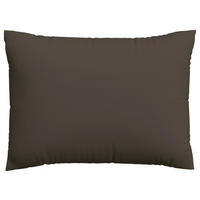 KOPFPOLSTERBEZUG KNITTED JERSEY 70/90 cm  - Dunkelbraun, Basics, Textil (70/90cm) - Schlafgut