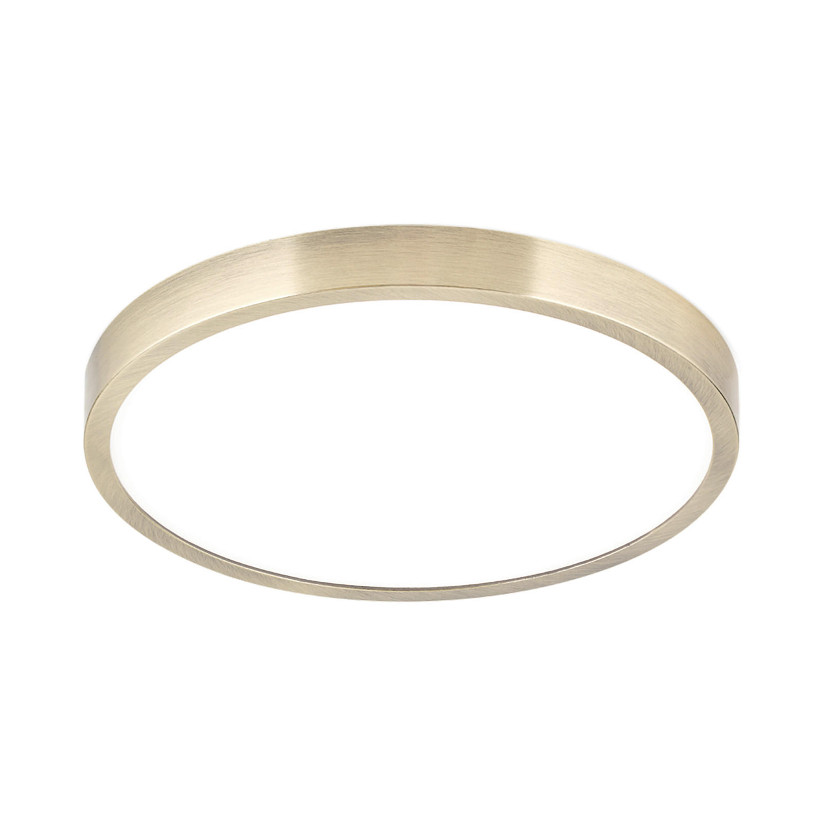 LED-DECKENLEUCHTE Disc 24/2,4 cm   - Bronzefarben, KONVENTIONELL, Kunststoff/Metall (24/2,4cm)