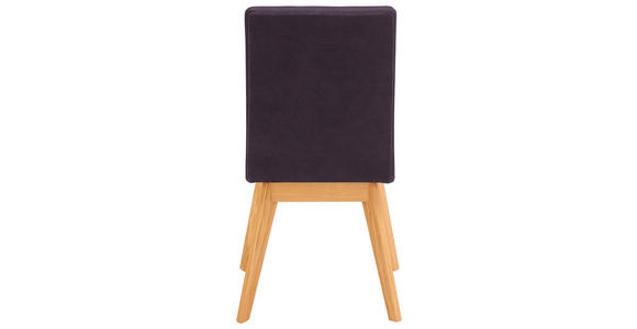 STUHL MAINE DS11 - Beige/Dunkelblau, Design, Holz/Textil (45/102/56cm) - Novel