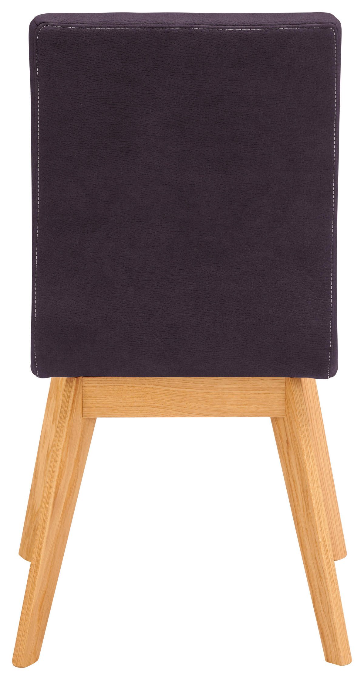 STUHL  in Mikrofaser Holz, Textil  - Beige/Dunkelblau, Design, Holz/Textil (45/102/56cm) - Novel