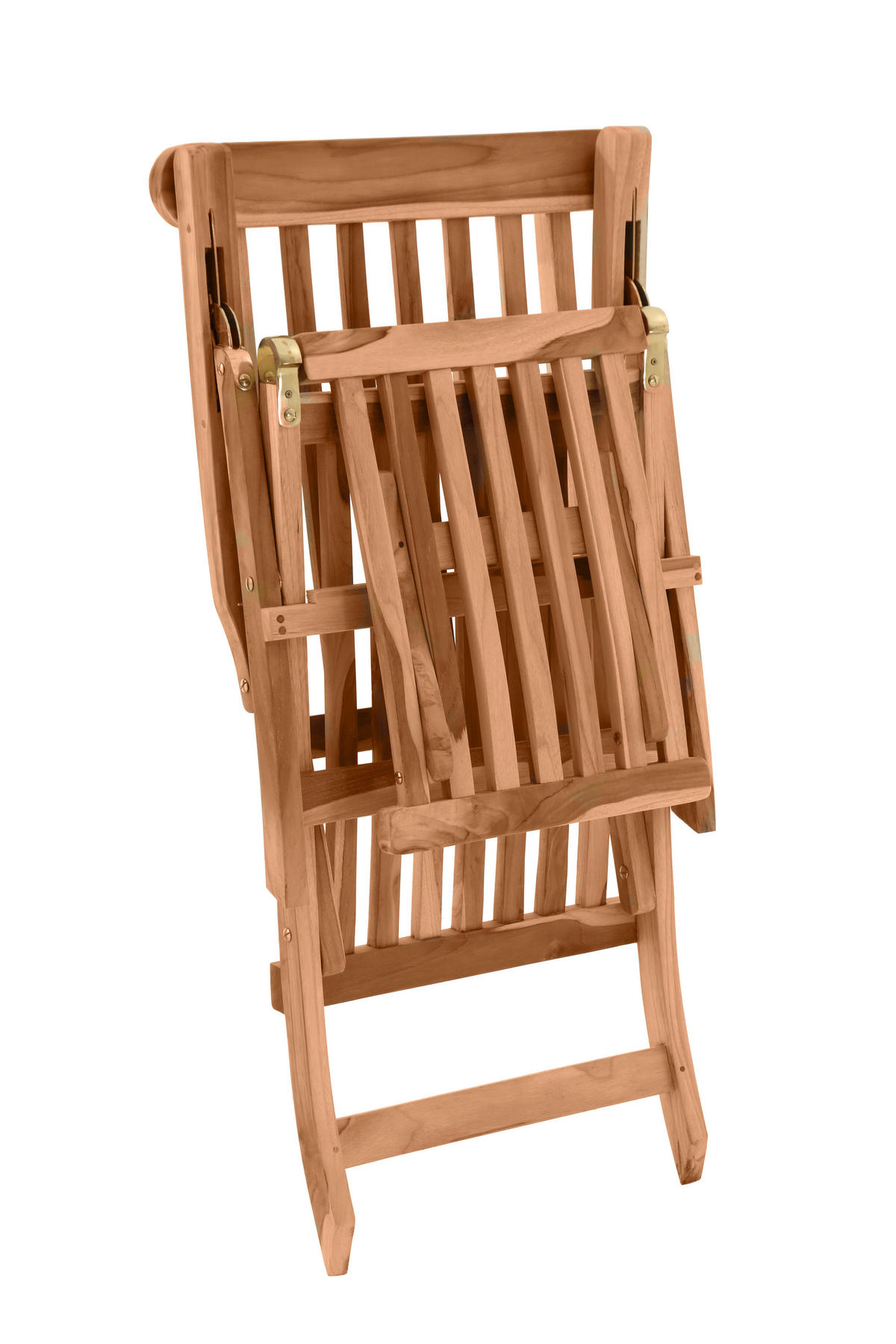 GARTENKLAPPSTUHL Teakholz Naturfarben  - Naturfarben, Design, Holz (58,5/87/149cm) - Livetastic