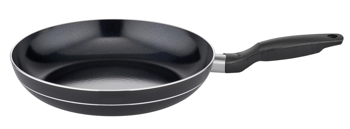 KOCHTOPFSET MILANO NERO 6-teilig  - Schwarz, Basics, Metall - GSW